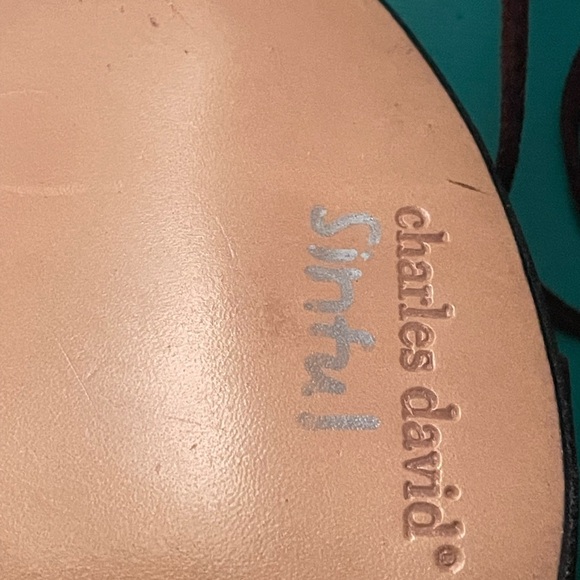 NWOT - Charles David “Sinful” Dark Brown Suede Lace Up Heels Sandals - Sz 8 - Picture 9 of 9